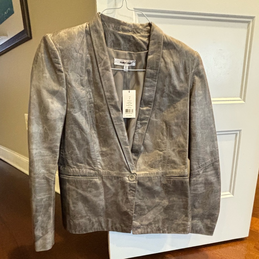 INSANE FIND NWT Helmut Lang lamb leather jacket